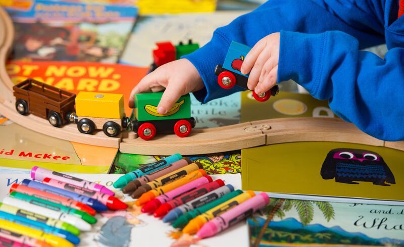 Talking to toddlers can help to advance their brain development, scientists have found. PA