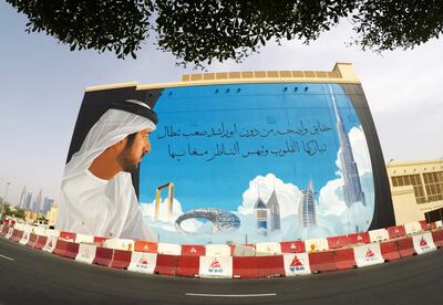 Street art has begun to spring up across Dubai. The authorities are keen to attract and reward talented professionals in this field. Pawan Singh / The National