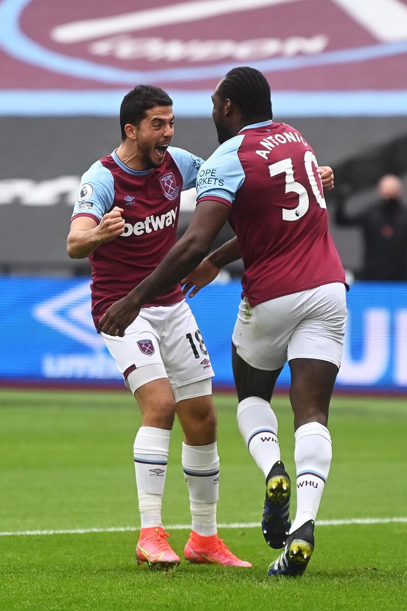 Pablo Fornals - 7: Shown a yellow card after a number of fouls added up, and was taken off as West Ham tried to close out the win. Getty