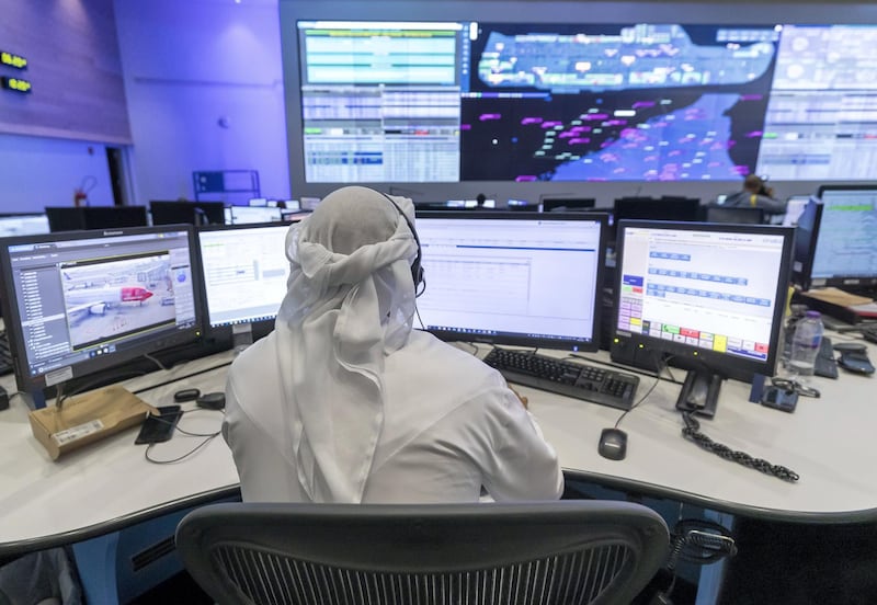 Dubai, United Arab Emirates - Reporter: Kelly Clarke: Dubai airports command control room (called Airport Operations Control Centre) will be officially inaugurated by Sheikh Ahmed, president of Dubai Civil Aviation. Wednesday, March 4th, 2020. DXB, Dubai. Chris Whiteoak / The National