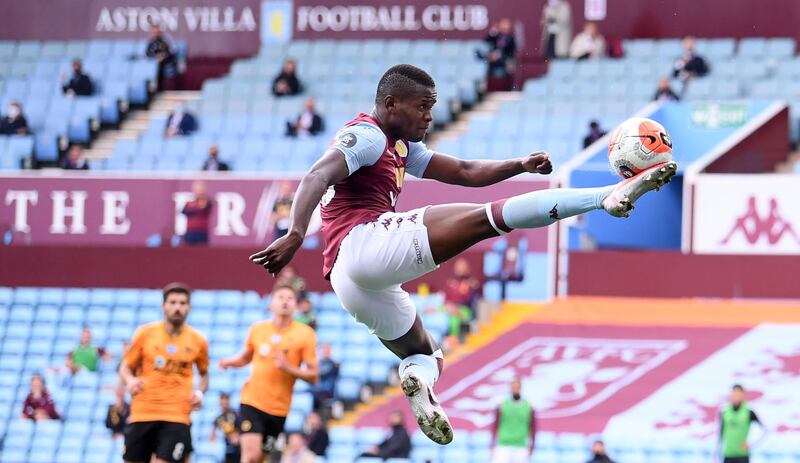 Mbwana Samatta - 5: Thankless task for Villa's attacking pair who were left to feed off crumbs. AFP
