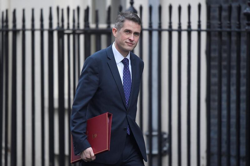 Britain's Secretary of State for Defence Gavin Williamson arrives in Downing Street, London, Britain, December 18, 2017. REUTERS/Toby Melville