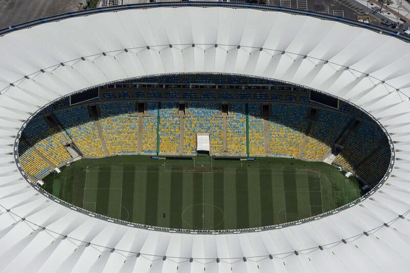 Maracana Stadium in Rio de Janeiro, has opened to rave reviews from fans and competitors, but many in Brazil still see the World Cup akin to just pouring money into a hole. Yasuyoshi Chiba / AFP



