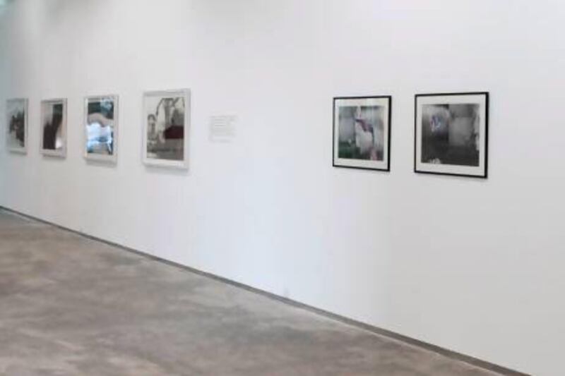 The art exhibition Paper, featuring works by contemporary artists Anish Kapoor, Debjani Bhardwaj, Imran Channa, Mohsen Ahmadvand and Walid Siti, at the XVA Art Gallery in Dubai. Jeffrey E Biteng / The National