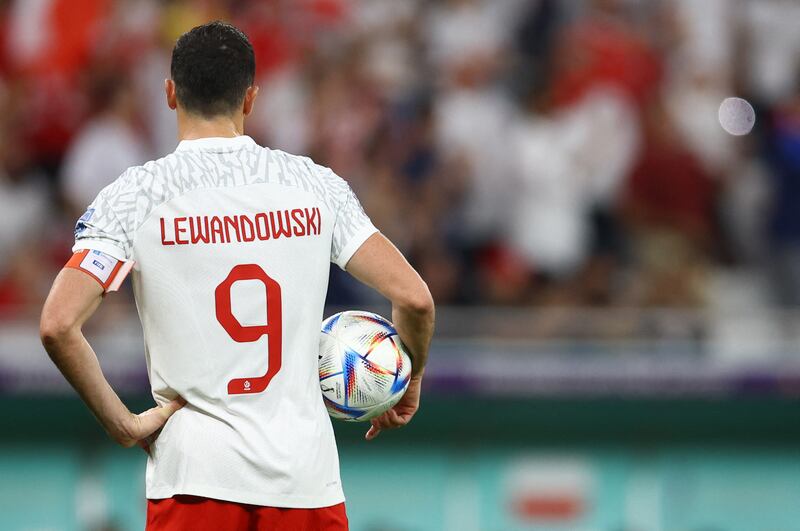 Lewandowski scored a penalty at the second time of asking. Reuters