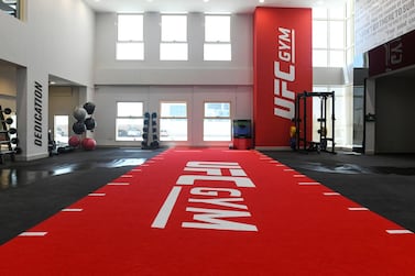The functional training zone for DUT (daily ultimate training) on the ground level at the newly opened UFC Gym in Mohammed Bin Zayed City. Khushnum Bhandari for The National