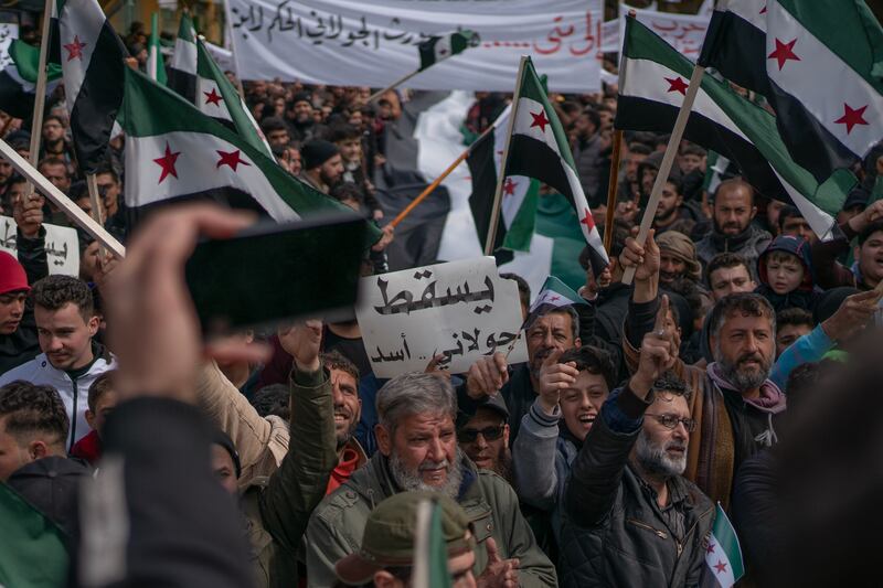 Syria remains fragmented 13 years after the start of the revolution, with the regime controlling about 70 per cent of the country