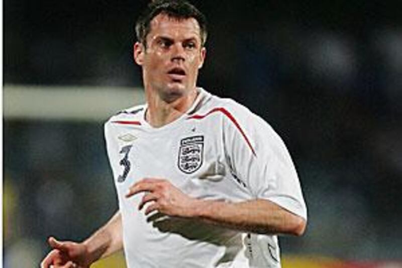 Jamie Carragher's last cap for England came against Israel in 2007 in a Euro 2008 qualifier in Tel Aviv.