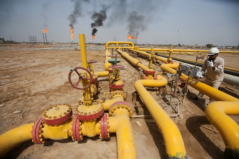 Nahr Bin Umar oilfield, north of Basra. The latest bidding round would be sixth since 2009 in Iraq as it looks to expand its hydrocarbon reserves. Reuters