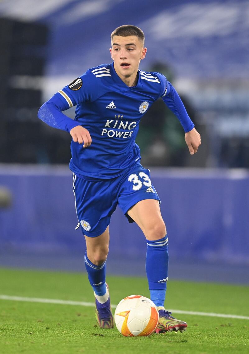 Luke Thomas of Leicester City. Getty