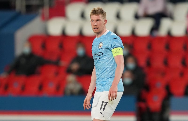 Kevin De Bruyne is Manchester City's top earner, taking home a weekly salary of £350,000 ($480,000), according to spotrac.com. PA