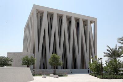 The Ben Maimon Synagogue at the Abrahamic Family House in Abu Dhabi. Pawan Singh / The National