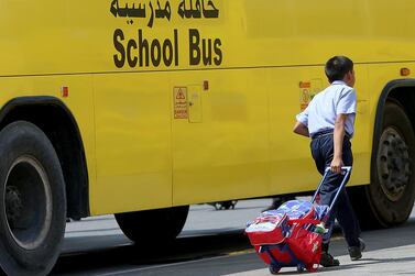 Police secured the premises of a school in Dubai on Wednesday after 'suspicious activity' by a parent was reported. Satish Kumar / The National