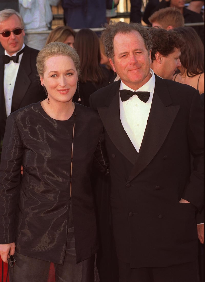 03/07/99. Los Angeles, CA. Meryl Streep and husband arrive at the 5th Annual Screen Actors Guild Awards.