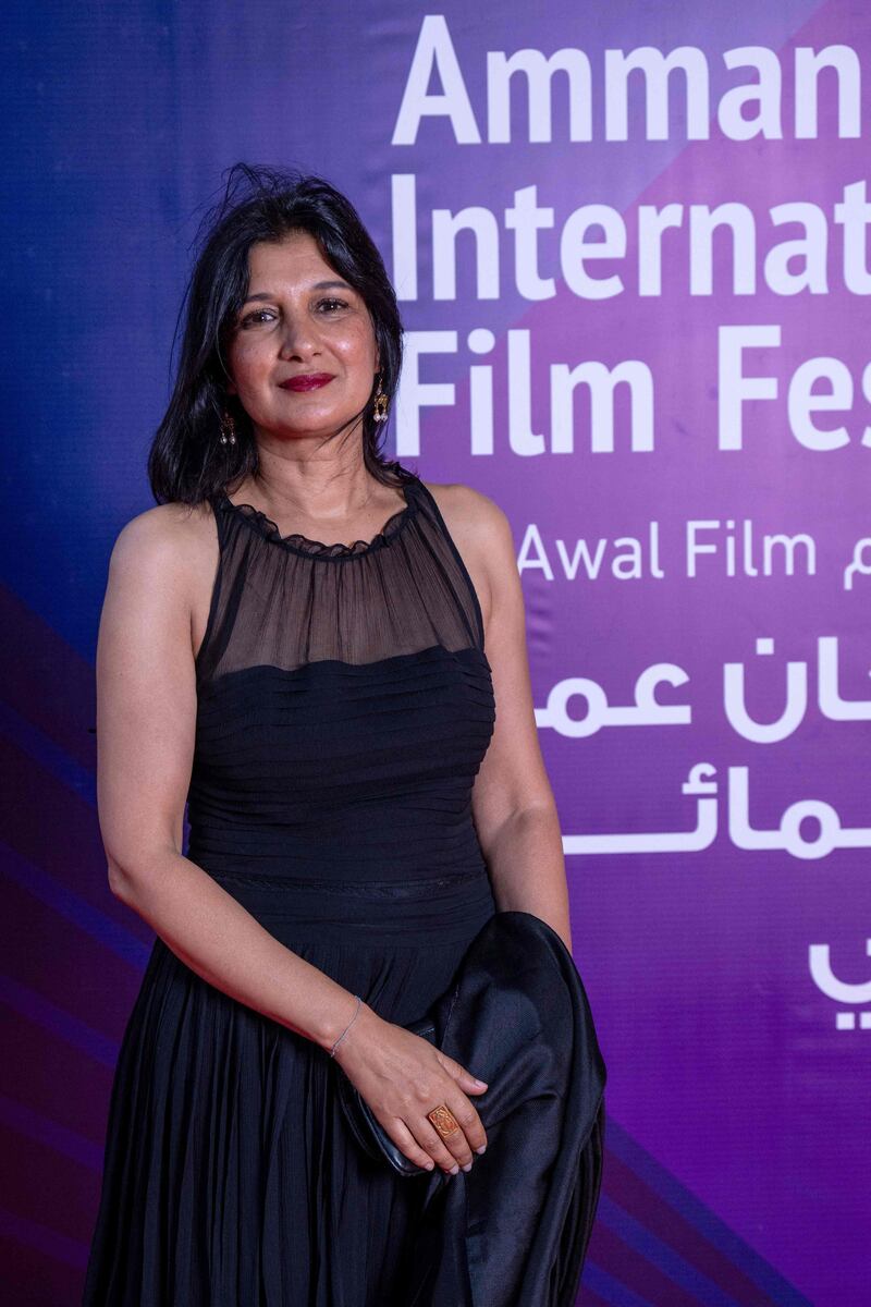 Tunisian film director Raja Amari at the international film festival
