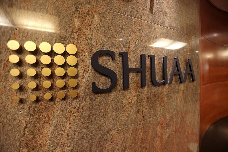 Dubai investment bank Shuaa Capital's net fee and commission income in the first half climbed more than 52 per cent to Dh157 million.  Pawan Singh / The National