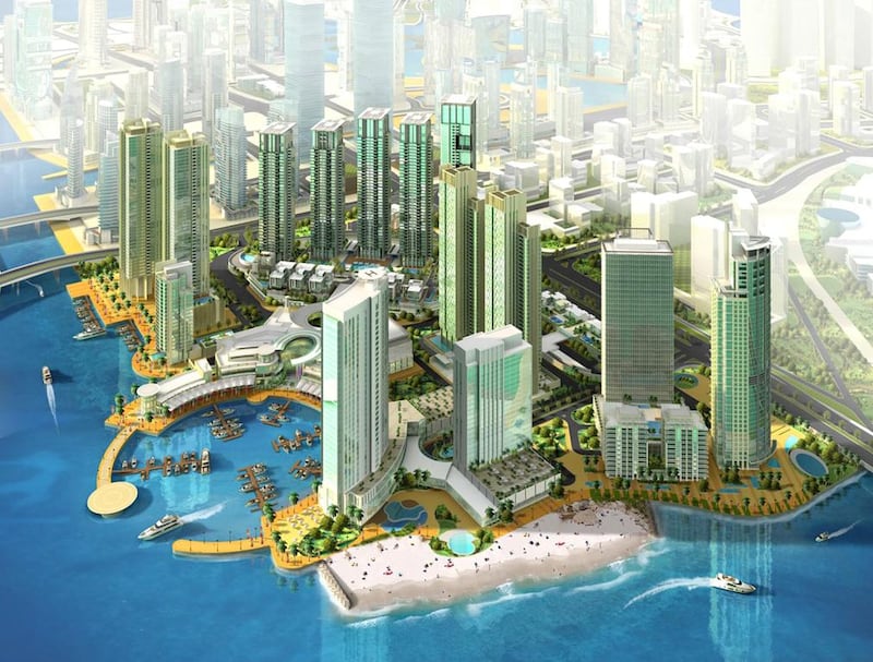 A rendering of Marina Square, much of which has already been built. Courtesy Abu Dhabi Planning Council