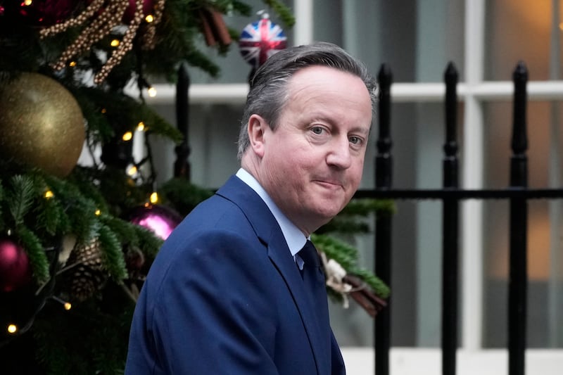 David Cameron, Britain's Foreign Secretary. AP