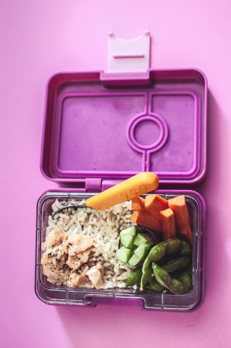 Deconstructed sushi roll for lunch boxes. Photo: Scott Price