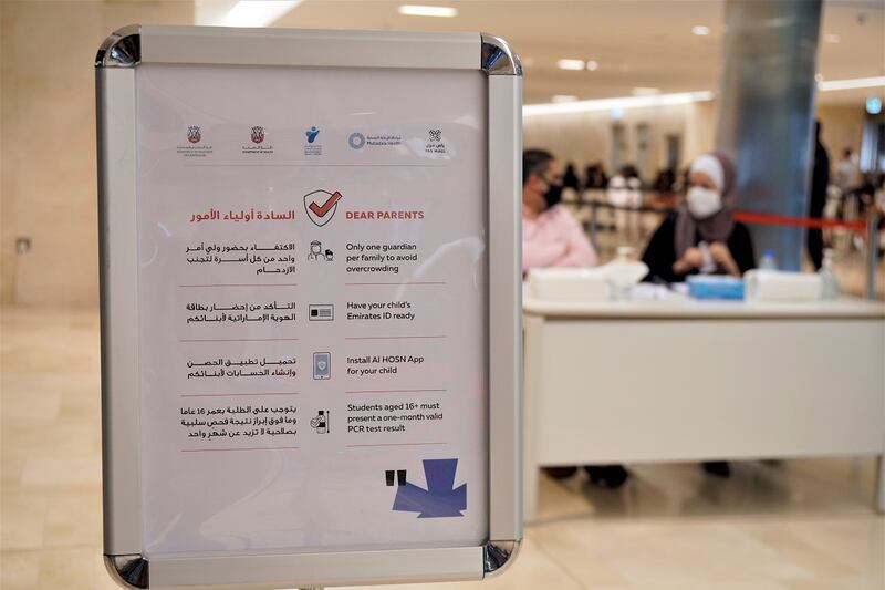 Bookings are not required, but students must present their Emirates ID card and Al Hosn app.