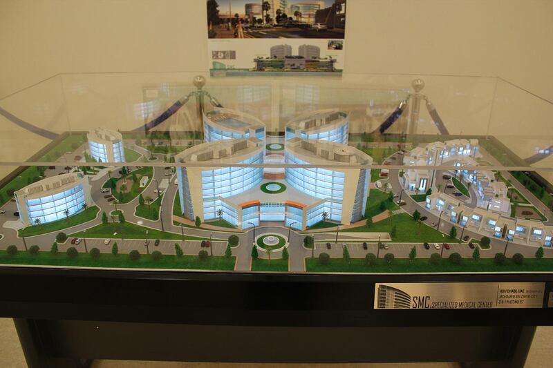 The hospital will be nearly twice the size of the original in a Dh1 billion expansion. Picture courtesy of Burjeel.