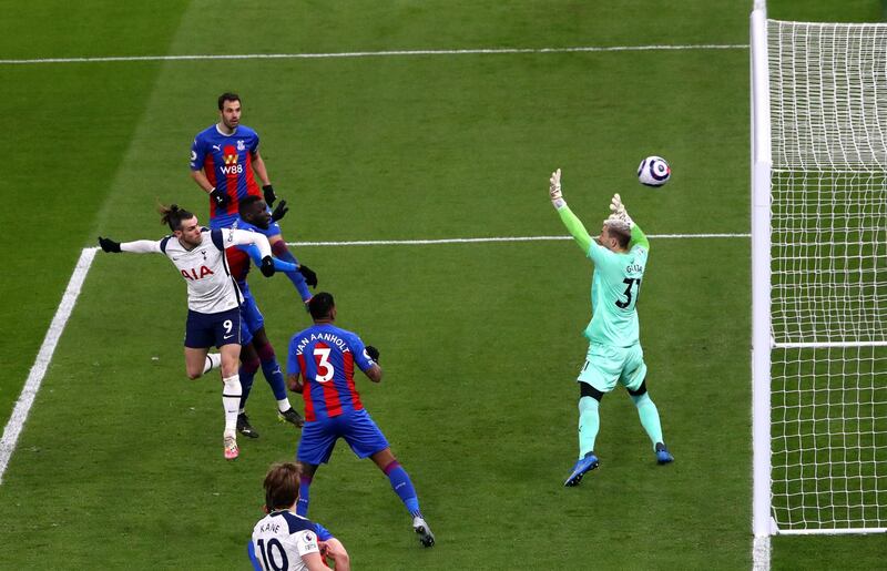 Gareth Bale scores the second goal. PA