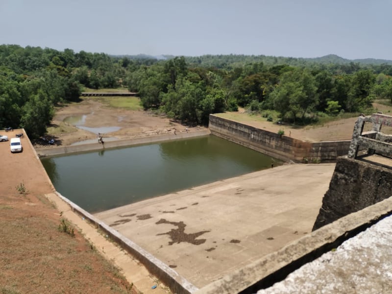 A food officer in eastern Chhattisgarh, India, allegedly drained about two million litres of water from a reservoir to find his mobile phone. Photo: Kanker District Administration