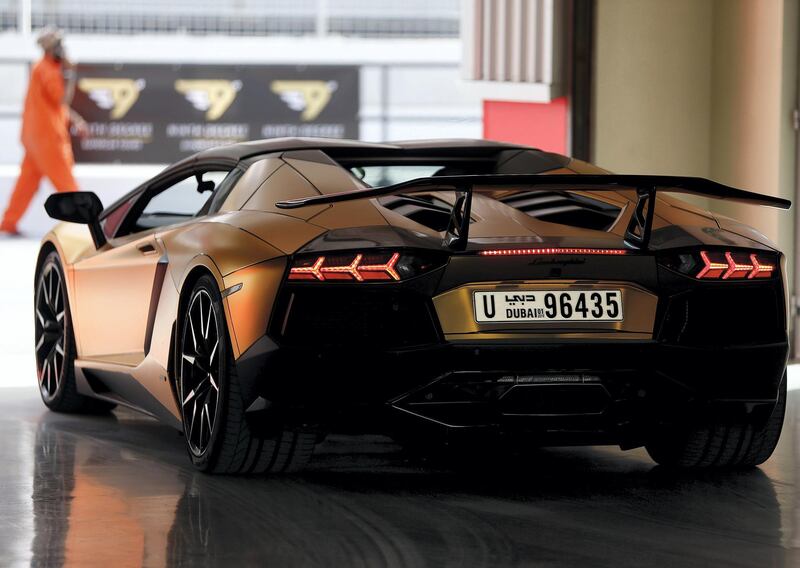 Dubai, February, 02,2019: SuperCars at the Stop & Go Supercar Day at the Dubai Autodrome in Dubai. Satish Kumar/ For the National / Story Adam Workman