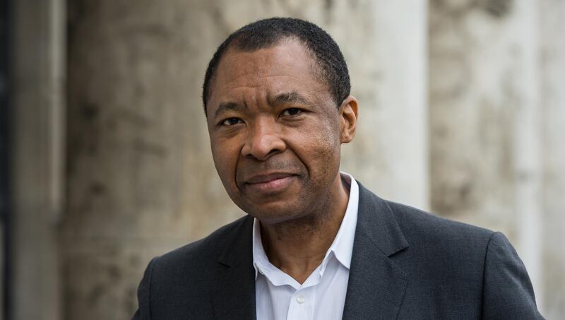 MUNICH, GERMANY - MARCH 06:  Okwui Enwezor, director of the 'Haus der Kunst', attends the 'All the World's Futures' International Art Exhibition Press Conference at Haus der Kunst on March 6, 2015 in Munich, Germany.  (Photo by Joerg Koch/Getty Images)