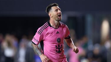 Lionel Messi scored one goal and assisted the other five in Inter Miami's 6-2 win over New York Red Bulls. Getty Images