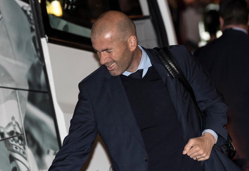 Real Madrid's head coach Zinedine Zidane. Sedat Suna / EPA