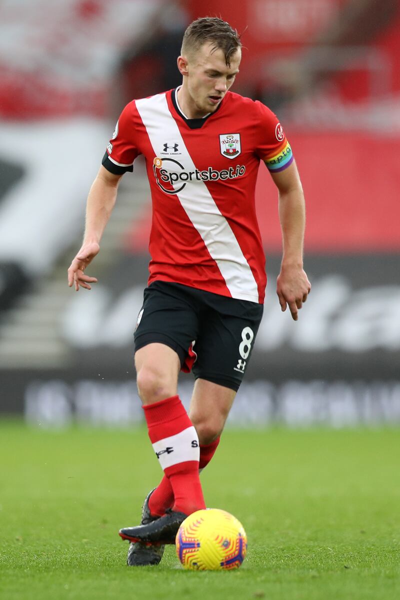 6): James Ward-Prowse (Southampton)  2,434 passes in 38 games. Getty