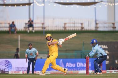 Phil Salt hit the fastest fifty of the tournament enroute to Team Abu Dhabi’s win over Chennai Braves at Zayed Cricket stadium on Sunday, November 28, 2021. – Abu Dhabi T10