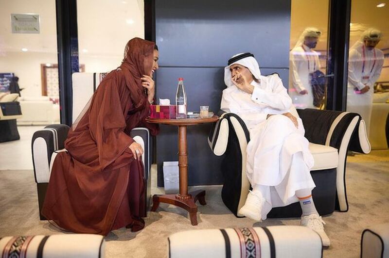 Qatar's Sheikha Moza bint Nasser pictured with her husband, former emir Sheikh Hamad. All photos: @mozabintnasser / Instagram