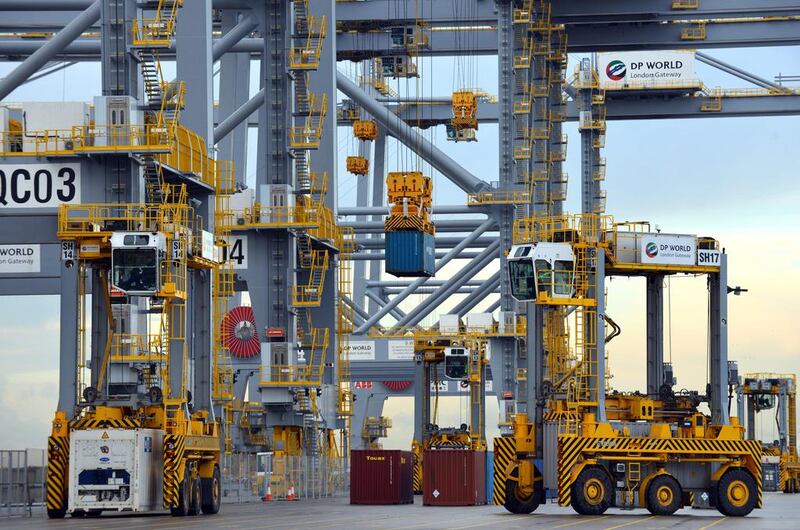 The Dubai-headquartered ports operator handled 63.7 million twenty-foot equivalent units last year. Courtesy DP World