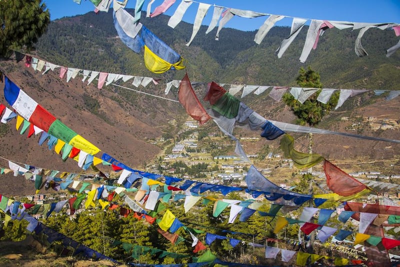 At the festival in Thimphu, Bhutan’s unspoilt beauty and its status as a carbon sink emerged as a source of pride. Getty Images