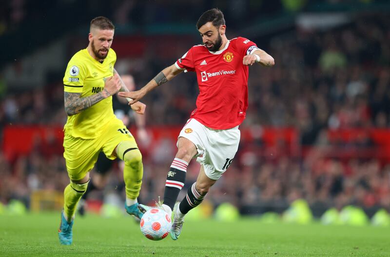 Bruno Fernandes 6. First goal in 11 games and he was up for it. United haven’t scored enough this season and the goal difference is a pitiful five after 35 games. Shot wide having been set up by Ronaldo soon after. Getty Images