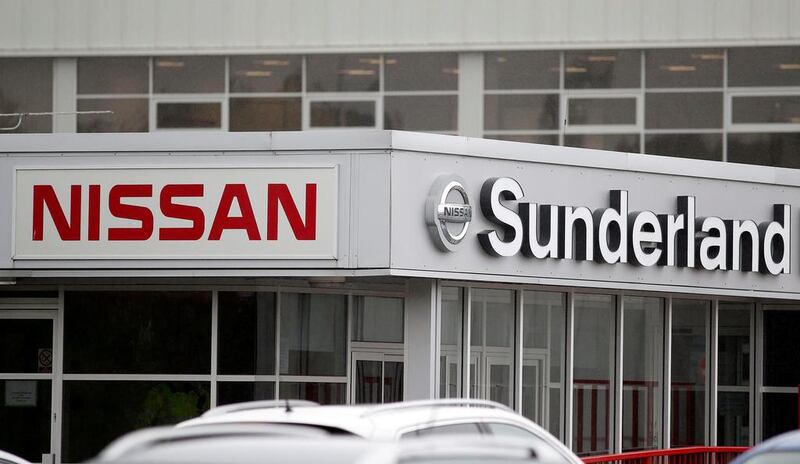 Above, a Nissan car dealership in Sunderland. Andrew Yates / Reuters