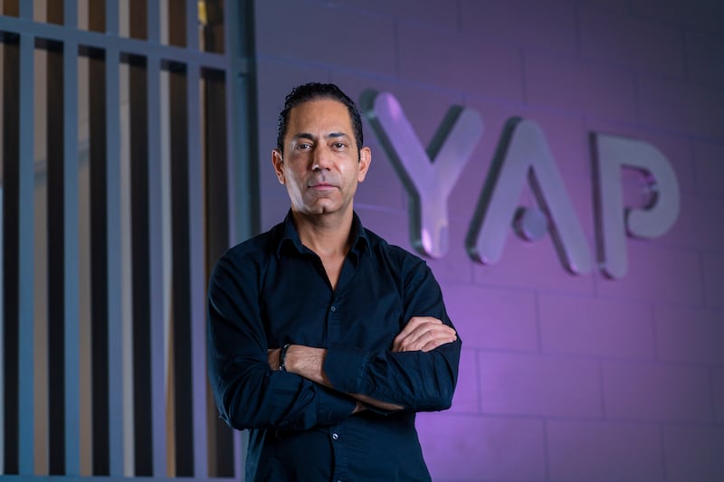 Marwan Hachem is the co-founder and group chief executive of YAP, a UAE-based digital banking app that provides spending analytics, card controls, money transfer and bill payment service to users. Photo: YAP