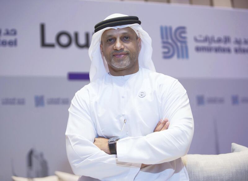 DUBAI, UNITED ARAB EMIRATES - Saeed Ghumran Al Remeithi, CEO Emirates Steel at Middle East Iron and Steel, Grand Hyatt Hotel.  Leslie Pableo for The National for Jennifer Ghana’s story