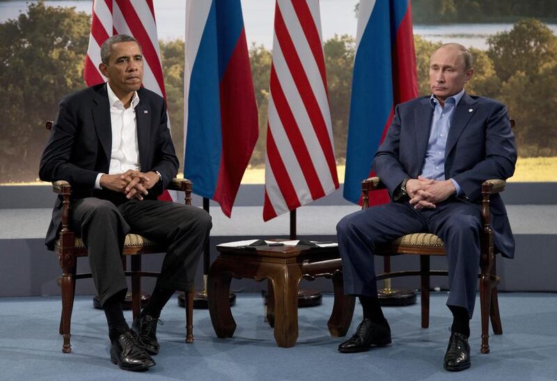 Despite tension between presidents Obama and Putin, a return to the Cold War is a distant prospect. Photo: Evan Vucci / AP