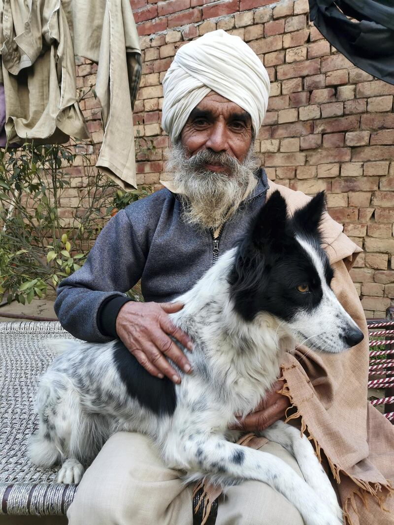 Balbir Singh, 62, spent nearly 50 days in biting cold in tent cities on the border to Delhi where tens of thousands of farmers are protesting against farm laws. Taniya Dutta for The National