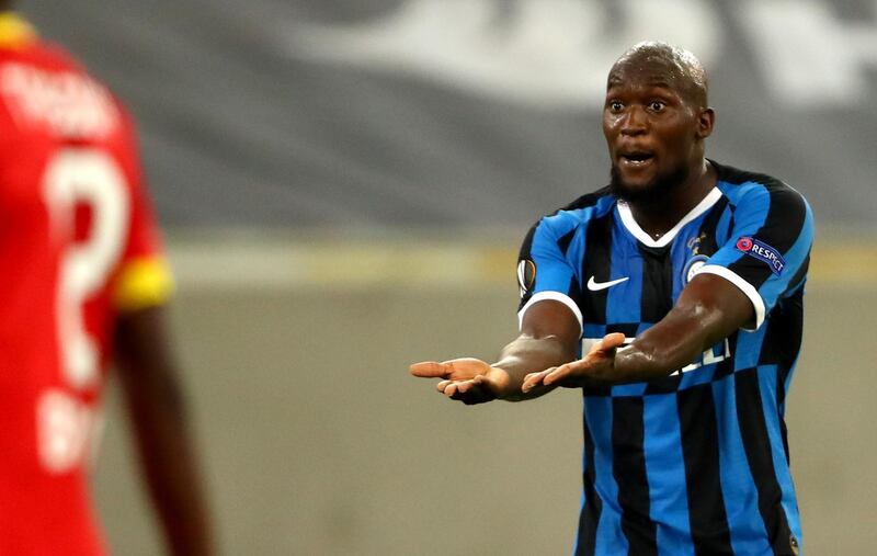 Inter striker Romelu Lukaku. EPA