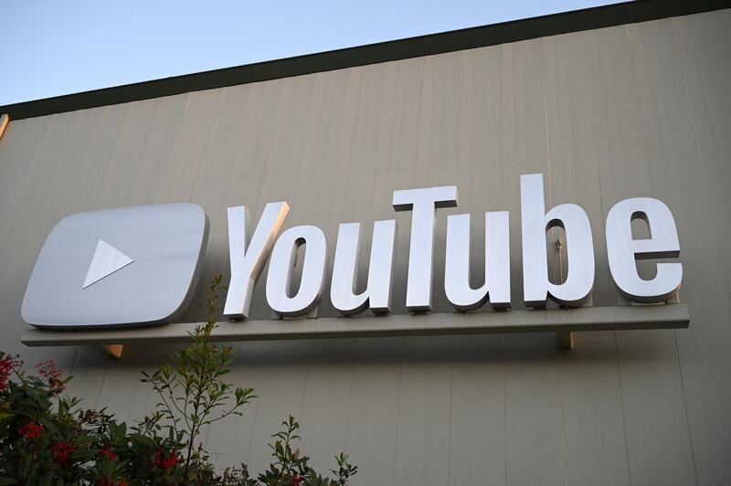 (FILES) In this file photo taken on November 21, 2019, an exterior view of the YouTube Space in Los Angeles, California.  YouTube on February 24, 2021, said it  will roll out new accounts that let tweens or young teens explore the streaming video service within boundaries set by their parents. An early version of the offering will be released in coming months, letting parents use Google accounts to provide children YouTube access that comes with content and feature constraints, according to kids and family product management director James Beser. / AFP / Robyn Beck
