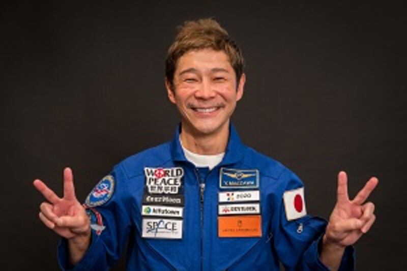Japanese billionaire Yusaku Maezawa launched to the International Space Station on December 8, 2021. All photos: Mr Maezawa's Twitter