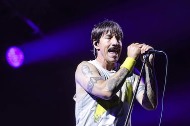The Red Hot Chili Peppers at The Arena, Yas Island. Victor Besa / The National 