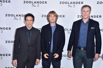 PARIS, FRANCE - JANUARY 29:  Ben Stiller,Owen Wilson and Will Ferrell attend the Photocall  ahead of the Paris Fan Screening of the Paramount Pictures film "Zoolander No. 2"  at Hotel Plaza Athenee on January 29, 2016 in Paris, France.  (Photo by Pascal Le Segretain/Getty Images For Paramount)