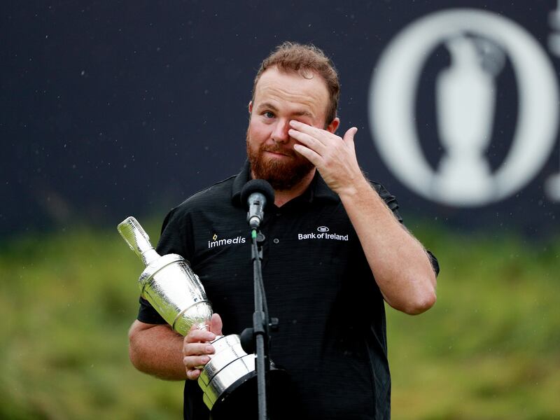 Golf - The 148th Open Championship - Royal Portrush Golf Club, Portrush, Northern Ireland - July 21, 2019  Republic of Ireland's Shane Lowry with the Claret Jug trophy after winning The Open Championship  REUTERS/Ian Walton