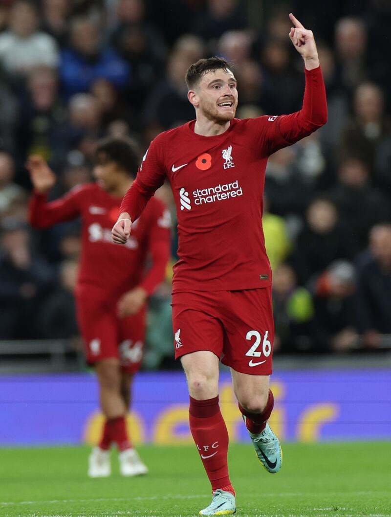 Andrew Robertson - 7. The Scot provided the cross that led to the opening goal and his relentless running gave Liverpool a regular outlet. He also impressed defensively.   EPA