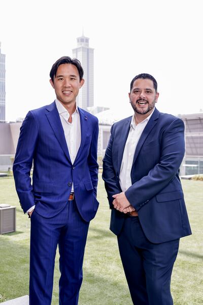 Jonathan Lau, left, and Armin Moradi, co-founders of Qashio. Photo: Qashio